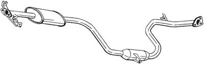 BOSAL 285-279 Глушитель выхлопных газов для MITSUBISHI SPACE