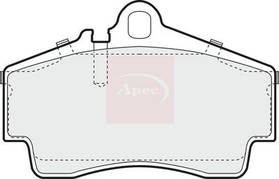 APEC Brake Pad Set, disc brake PAD1029