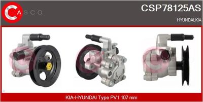 Гидравлический насос, рулевое управление CASCO CSP78125AS для HYUNDAI ELANTRA