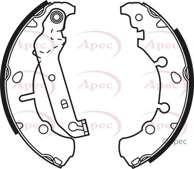 Brake Shoe Set APEC SHU635