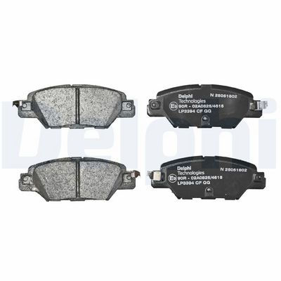 BREMSBELAGSATZ SCHEIBENBREMSE DELPHI LP3394 1