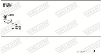 Изпускателна система WALKER DCK033041