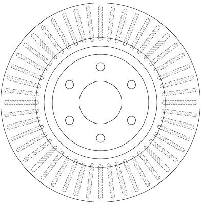 Bromsskiva TRW DF6425