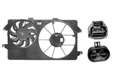 Вентилятор, охлаждение двигателя VAN WEZEL 1884749 для FORD TRANSIT