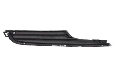 Voorbumper afdekking Voor Links (Bodem, chroomstrip, zwart) past: VW GOLF VII 08.12-03.17