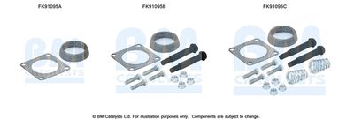 Монтажный комплект, катализатор BM CATALYSTS FK91095 для INNOCENTI ELBA