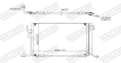 CONDENSATOR CLIMATIZARE WALKER WCD00013 6