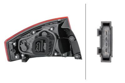 Achterlicht Rechts (extern, P21/5W/P21W, kleur indicator wit, kleur van het glas red) past: SEAT TOLEDO IV, TOLEDO IV KG3 07.12-12.18