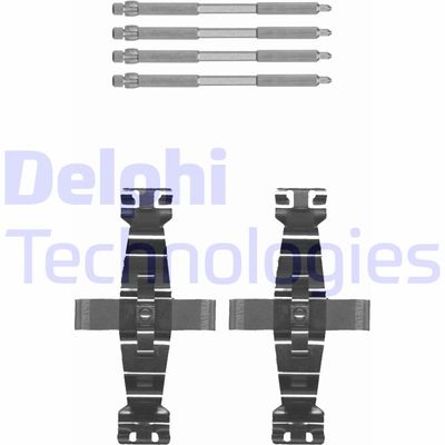 Комплектующие, колодки дискового тормоза DELPHI LX0674 для PORSCHE MACAN