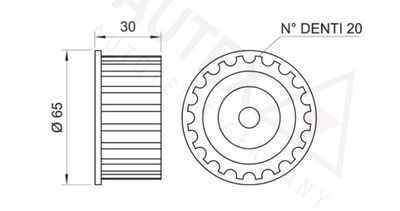 ROLA INTINZATOR CUREA DISTRIBUTIE AUTEX 641140 1