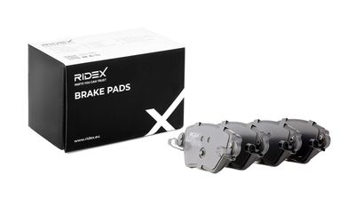 комплект спирачно феродо, дискови спирачки RIDEX 402B0025