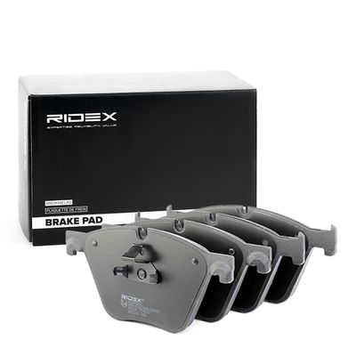 комплект спирачно феродо, дискови спирачки RIDEX 402B0803