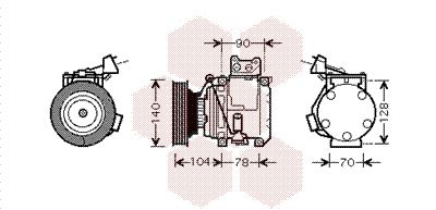 COMPRESOR CLIMATIZARE VAN WEZEL 5300K438