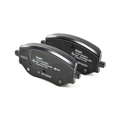 BREMSBELAGSATZ SCHEIBENBREMSE DELPHI LP3644 5