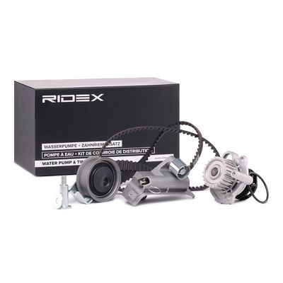 водна помпа+ к-кт ангренажен ремък RIDEX 3096W0090