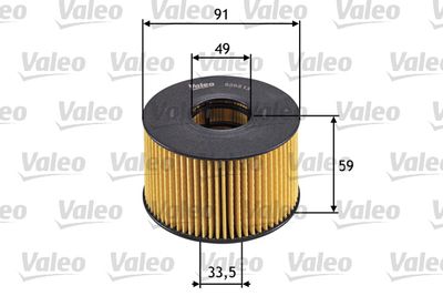 VALEO 586513 Масляний фільтр для JAGUAR (Ягуар)
