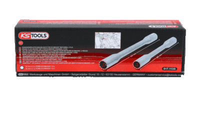 Sada nástrčkových kľúčov na zapaľovacie sviečky KS TOOLS 517.1135