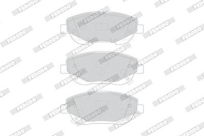 BREMSBELAGSATZ SCHEIBENBREMSE FERODO FDB4824 1