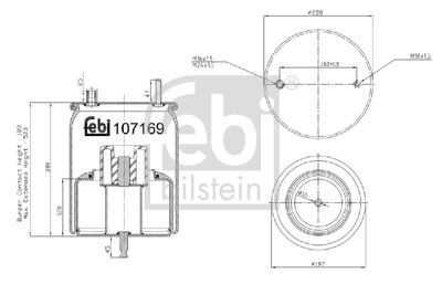 FEBI BILSTEIN Federbalg, Luftfederung