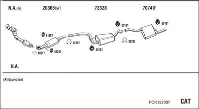 ABGASANLAGE WALKER FOK132337