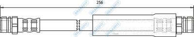 APEC Brake Hose BHO4139