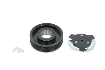 Airco compressor koppeling compleet (DELPHI CVC 6PK 105mm) past: OPEL ASTRA H, ASTRA H GTC, ZAFIRA B 1.2-2.0 01.04-12.10