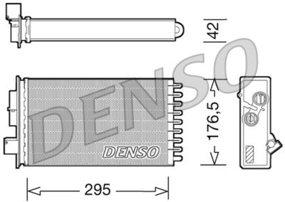 DENSO Wärmetauscher, Innenraumheizung