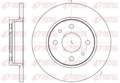 Tarcza hamulcowa REMSA 6089.00