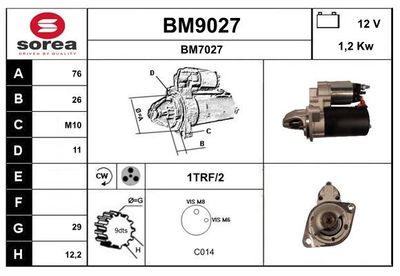 STARTER SNRA BM9027