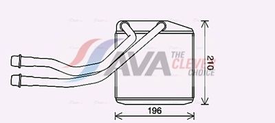 топлообменник, отопление на вътрешното пространство AVA Clever Choice CN6314