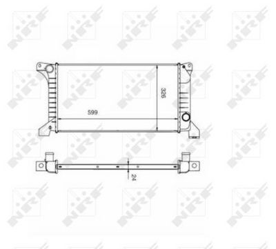 Radiator, engine cooling 516212