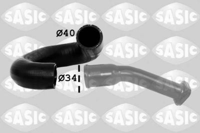 Трубка нагнетаемого воздуха SASIC 3336353 для FIAT PANDA
