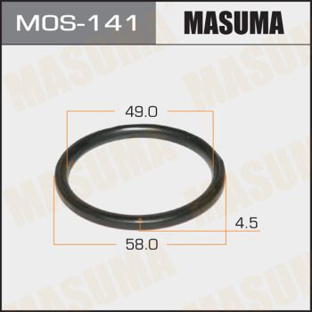 Уплотнительное кольцо, труба выхлопного газа MASUMA MOS-141 для HONDA ODYSSEY