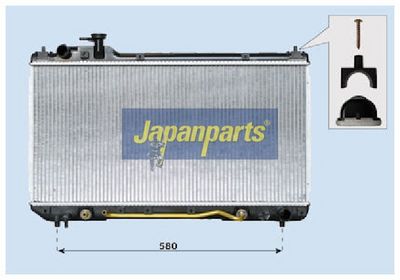 JAPANPARTS Radiatorius, variklio aušinimas