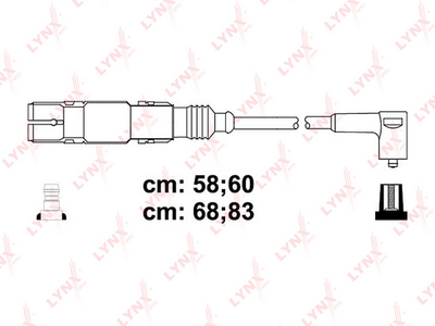 Комплект проводов зажигания LYNXauto SPC8038 для VW LUPO