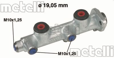 Главный тормозной цилиндр METELLI 05-0068 для FIAT 127