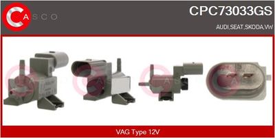 Měnič tlaku, výfukový systém CASCO CPC73033GS