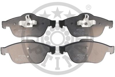 Zestaw klocków hamulcowych, hamulce tarczowe OPTIMAL BP-12504
