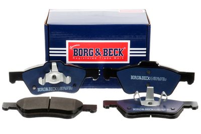 комплект спирачно феродо, дискови спирачки BORG & BECK BBP2608