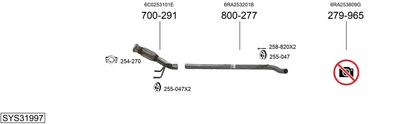 ABGASANLAGE BOSAL SYS31997