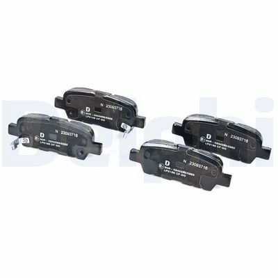 Brake Pad Set, disc brake LP3158