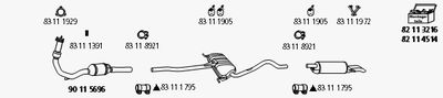 SISTEM DE ESAPAMENT HJS VW1043