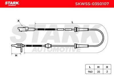 датчик, обороти на колелото STARK SKWSS-0350107