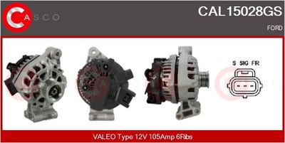GENERATOR / ALTERNATOR CASCO CAL15028GS
