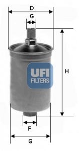 Топливный фильтр UFI 31.503.00 для AUDI QUATTRO