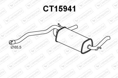 Глушитель выхлопных газов конечный VENEPORTE CT15941 для CITROËN DS5