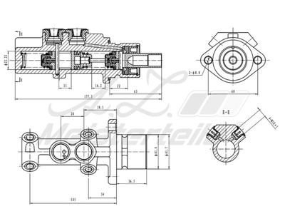 Спирачна помпа A.Z. Meisterteile AZMT-44-110-1110