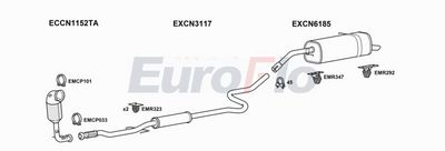 Układ wydechowy EUROFLO CNC3PI126001