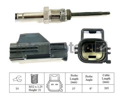 Sensor, exhaust gas temperature Intermotor 27281