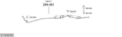 Układ wydechowy BOSAL SYS08395